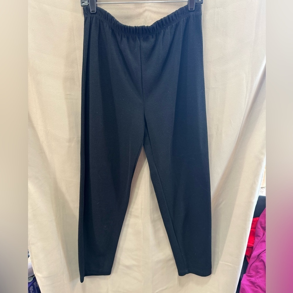 NWT Erika Black Elastic Waist Pants Women’s Medium